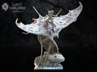 Elnora "Nightwind "Acheron on Undead Bat Ray: Lost Kingdom Miniatures Undead of Misty Island Resin 3D Print
