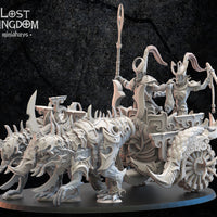 Kyōryū Chariot: Lost Kingdom Miniatures NIght Elves Resin 3D Print