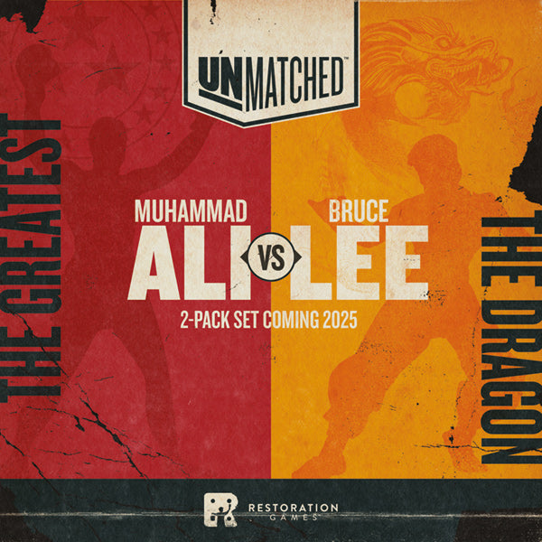 Unmatched - Muhammad Ali vs Bruce Lee: Restoration Games Board Games