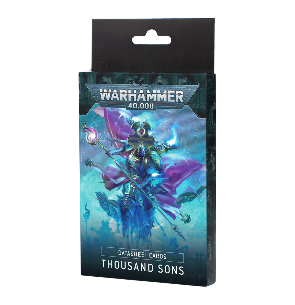 Thousand Sons - Datasheet Cards: Games Workshop Warhammer 40000