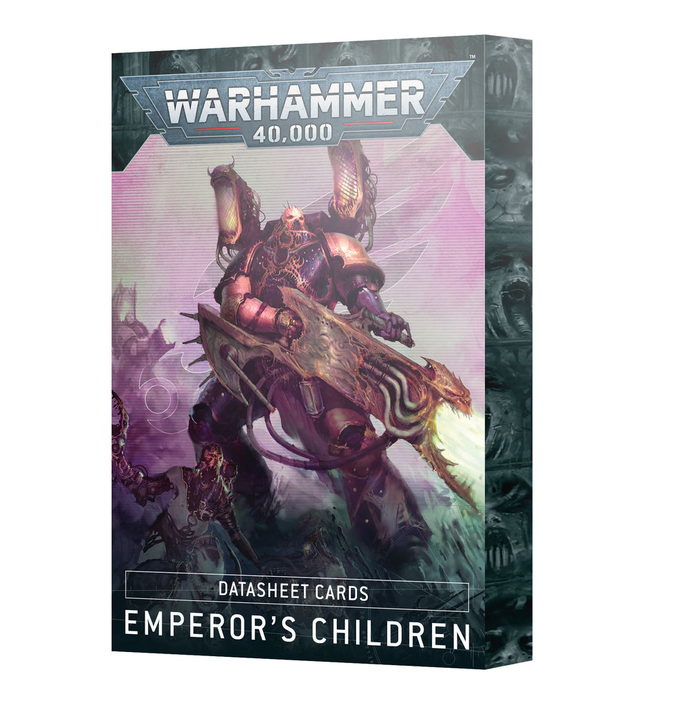 Emperor's Children - Datasheet Cards: Games Workshop Warhammer 40000