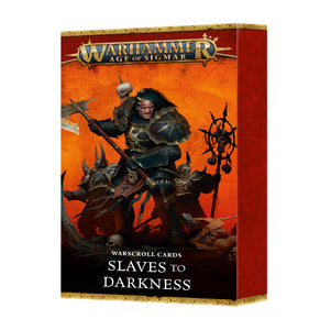 Slaves to Darkness - Warscroll Cards: GW Warhammer Age of Sigmar Preorder, Ships 12/07