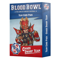 CHAOS DWARF TEAM: CARDS Games Workshop Blood Bowl Preorder, Ships 10/12