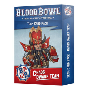 CHAOS DWARF TEAM: CARDS Games Workshop Blood Bowl Preorder, Ships 10/12