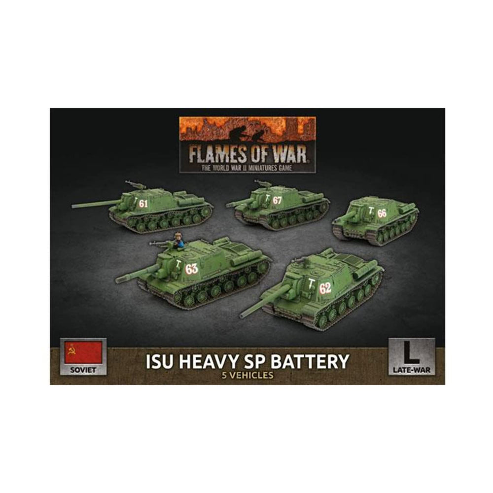 SOVIET UNION: ISU HEAVY SP BATTERY Battlefront Miniatures Flames of War