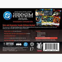 DC Comics Deck Building Game - Arkham Asylum, Shadows Expansion: Cryptozoic Entertainment Board Games
