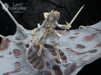 Elnora "Nightwind "Acheron on Undead Bat Ray: Lost Kingdom Miniatures Undead of Misty Island Resin 3D Print
