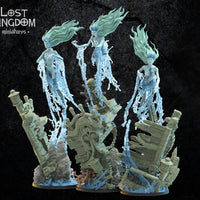 Shipwreck Screamers: Lost Kingdom Miniatures Undead of Misty Island Resin 3D Print