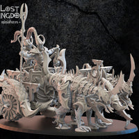 Kyōryū Chariot: Lost Kingdom Miniatures NIght Elves Resin 3D Print