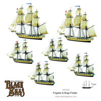 Frigates & Brigs Flotilla (1770 - 1830): Warlord Games Black Seas
