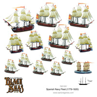 Spanish Navy Fleet (1770 - 1830): Warlord Games Black Seas
