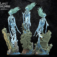 Shipwreck Screamers: Lost Kingdom Miniatures Undead of Misty Island Resin 3D Print