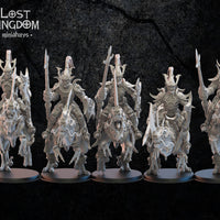 Nightfall Knights on Kyōryū: Lost Kingdom Miniatures NIght Elves Resin 3D Print