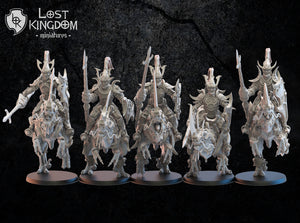 Nightfall Knights on Kyōryū: Lost Kingdom Miniatures NIght Elves Resin 3D Print