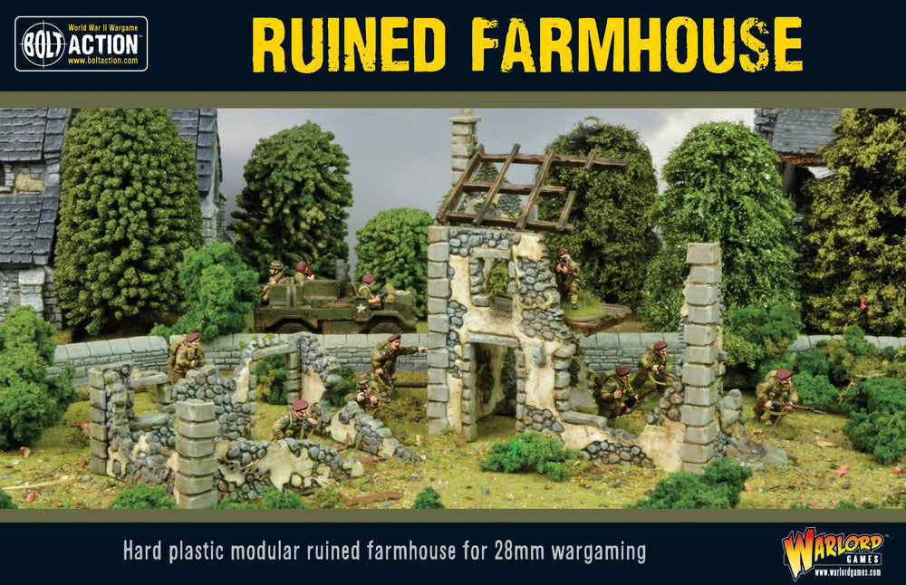 RUINED FARMHOUSE Warlord Games Bolt Action