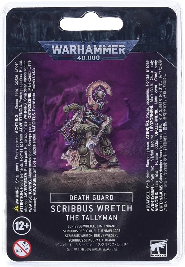 DEATH GUARD: SCRIBBUS WRETCH THE TALLYMAN Games Workshop Warhammer 40000
