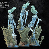 Shipwreck Screamers: Lost Kingdom Miniatures Undead of Misty Island Resin 3D Print