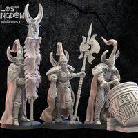 Hisui Guard Command Group: Lost Kingdom Miniatures NIght Elves Resin 3D Print