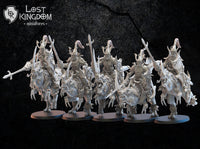 Nightfall Knights on Kyōryū: Lost Kingdom Miniatures NIght Elves Resin 3D Print
