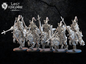 Nightfall Knights on Kyōryū: Lost Kingdom Miniatures NIght Elves Resin 3D Print