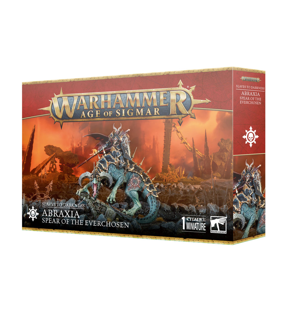 Slaves to Darkness - Abraxia, Spear of the Everchosen: GW WH AoS Preorder, Ships 12/07