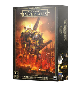 LEGIONS IMPERIALIS: WARBRINGER NEMESIS TITAN WITH QUAKE CANNON Games Workshop Warhammer Horus Heresy Preorder, Ships 05/18
