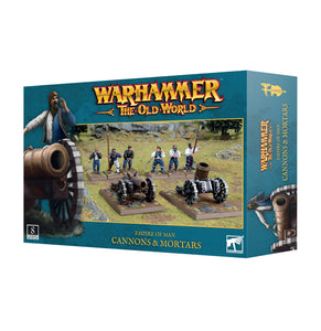 Empire of Man - Cannons & Mortars: Games Workshop Warhammer Old World Preorder, Ships 01/11