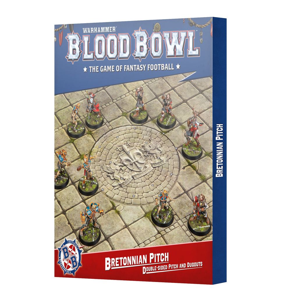 Bretonnian Team - Pitch & Dugouts: Games Workshop Blood Bowl