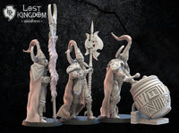 Hisui Guard Command Group: Lost Kingdom Miniatures NIght Elves Resin 3D Print
