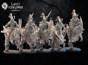 Nightfall Knights on Kyōryū: Lost Kingdom Miniatures NIght Elves Resin 3D Print