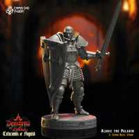 Aldric, the Paladin (Brave Hero): Crippled God Foundry Age of Fantasy 3D Print
