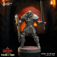 Aldric, the Paladin (Brave Hero): Crippled God Foundry Age of Fantasy 3D Print
