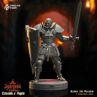 Aldric, the Paladin (Brave Hero): Crippled God Foundry Age of Fantasy 3D Print
