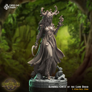 Alyndra, Circle of the Land Druid: Crippled God Foundry Age of Fantasy 3D Print