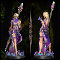 Athalia Staff: Printomancer Forces of Nature Resin 3D Print