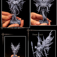 Athalia Winged: Printomancer Forces of Nature Resin 3D Print