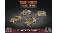 BRITAIN: STUART RECCE PATROL  Battlefront Miniatures Flames of War
