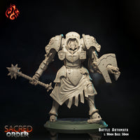 Sacred Order Battle Automata: Crippled God Foundry Grim Dark Future Sisters of the Sacred Order 3D Resin Print
