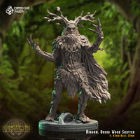 Bihorn, Druid Wood Shifter: Crippled God Foundry Age of Fantasy 3D Print
