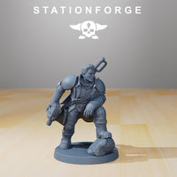 Grim Guard - Colonel Mikhail: StationForge Grim Dark Future 3D Print
