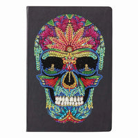 Crystal Art Notebook Kit - Skull: Craft Buddy Hobby Supplies
