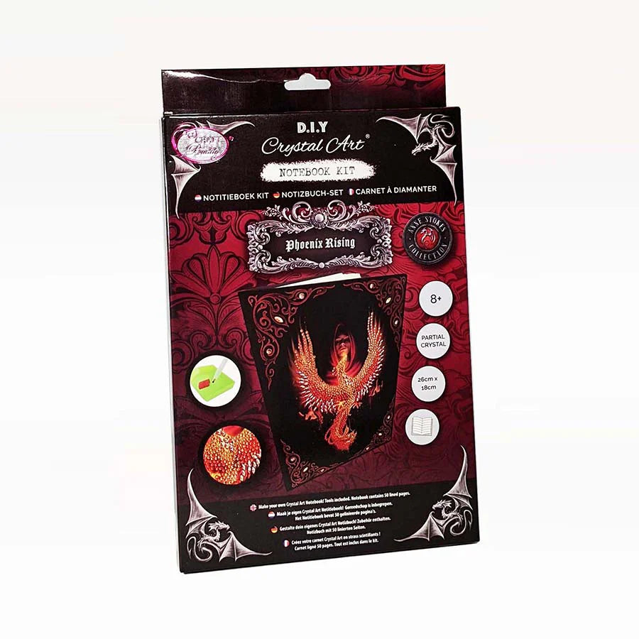 Crystal Art Notebook Kit - Phoenix Rising: Craft Buddy Hobby Supplies ...