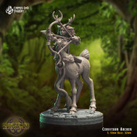 Cervitaur Archers: Crippled God Foundry Age of Fantasy 3D Print
