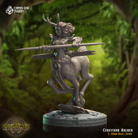 Cervitaur Archers: Crippled God Foundry Age of Fantasy 3D Print
