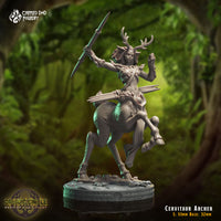 Cervitaur Archers: Crippled God Foundry Age of Fantasy 3D Print
