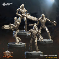 Cybernox Annihilators: Crippled God Foundry Grim Dark Future 3D Print
