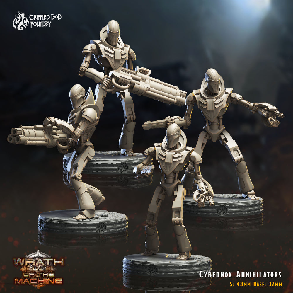 Cybernox Annihilators: Crippled God Foundry Grim Dark Future 3D Print