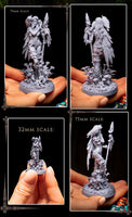 Dryad Eloven: Printomancer Forces of Nature Resin 3D Print
