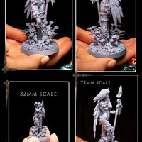 Dryad Eloven: Printomancer Forces of Nature Resin 3D Print