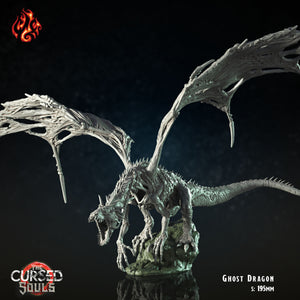 Ghost Dragon: Crippled God Foundry Cursed Souls 3D Resin Print
